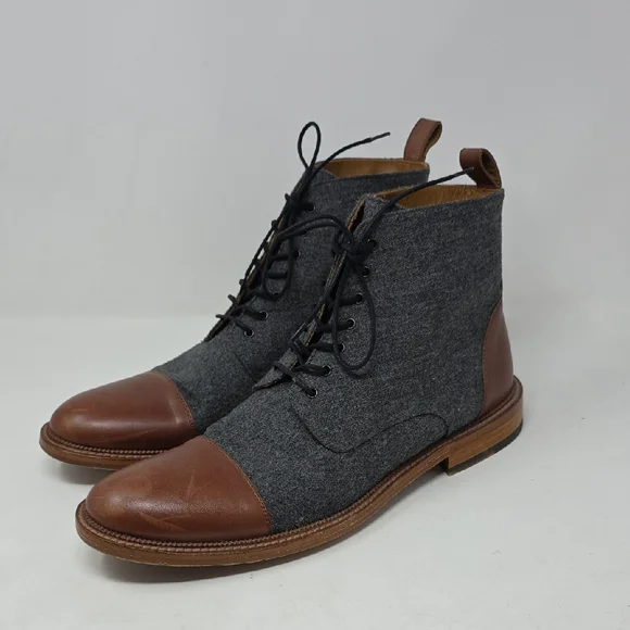 Taft | Shoes | Taft The Jack Gray And Brown Laceup Boots  display picture 1